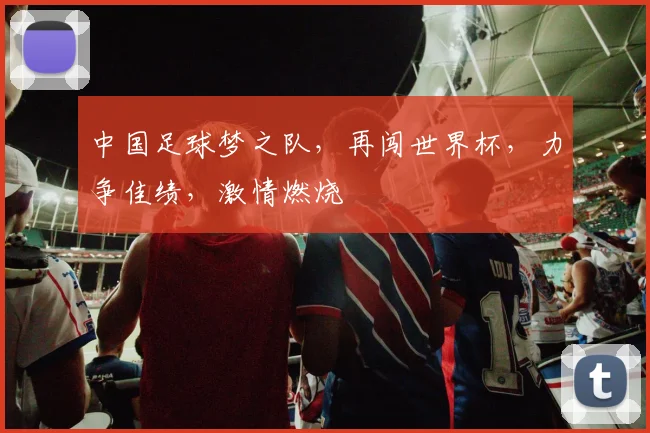 中国足球梦之队，再闯世界杯，力争佳绩，激情燃烧